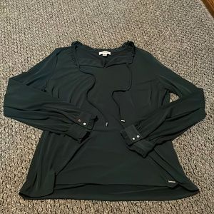 XL Green Calvin Klein blouse